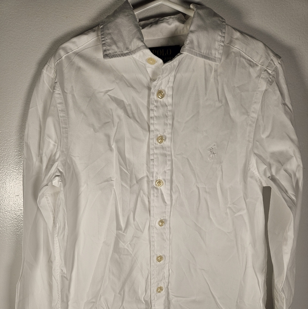 Polo By Ralph Lauren White Button-Up Shirt